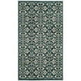 thumbnail image 1 of SAFAVIEH Serenity Melyssa Border Area Rug, Turquoise/Cream, 2'3" x 3'9", 1 of 6