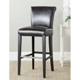 thumbnail image 1 of SAFAVIEH Seth Transitional Glam Bar Stool w/ Footrest, Brown, 1 of 4