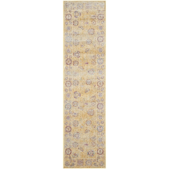 SAFAVIEH Sevilla Collection SEV812E Gold / Multi Rug