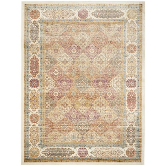 SAFAVIEH Sevilla Collection SEV815B Ivory/Multi Rug