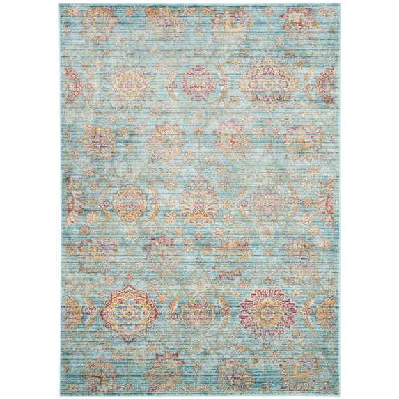 SAFAVIEH Sevilla Trafford Floral Area Rug, Blue/Multi, 3'3" x 4'7"