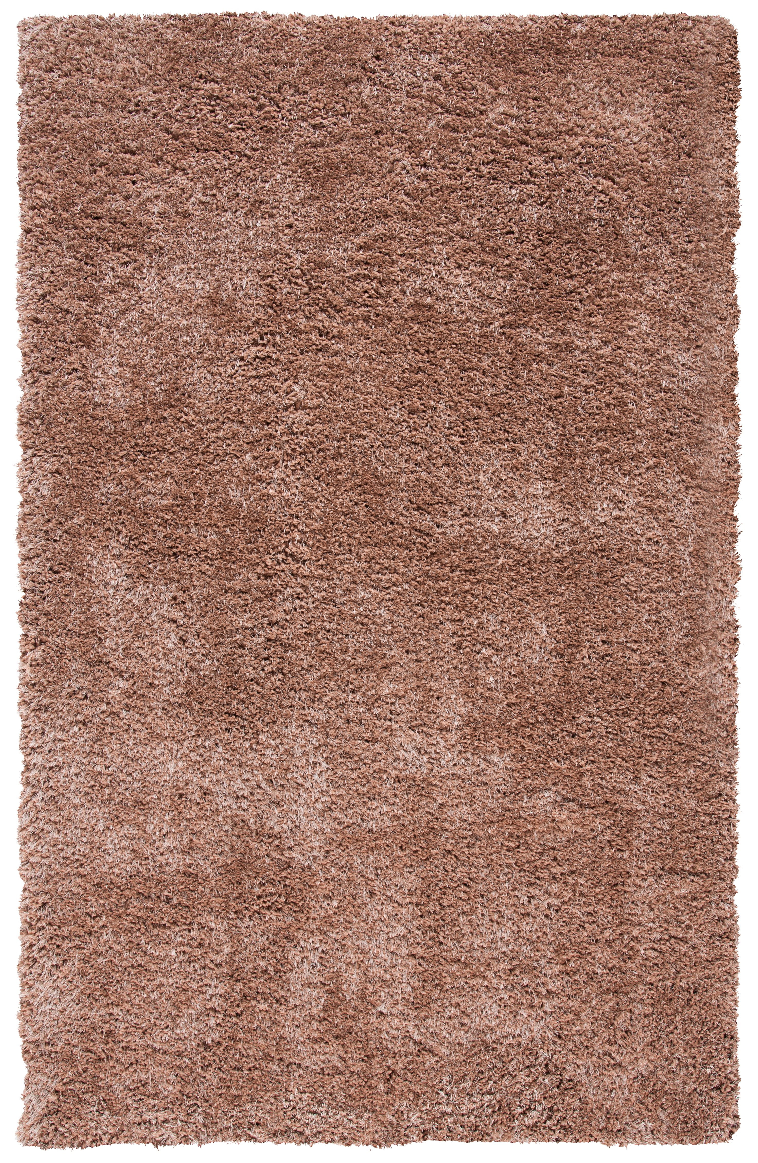 Ivory Round Handmade Tufted Shag Wool Rug, 6' Diameter