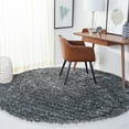 thumbnail image 1 of SAFAVIEH Shag Ivory Solid Area Rug, Dark Grey, 8' x 10', 1 of 7