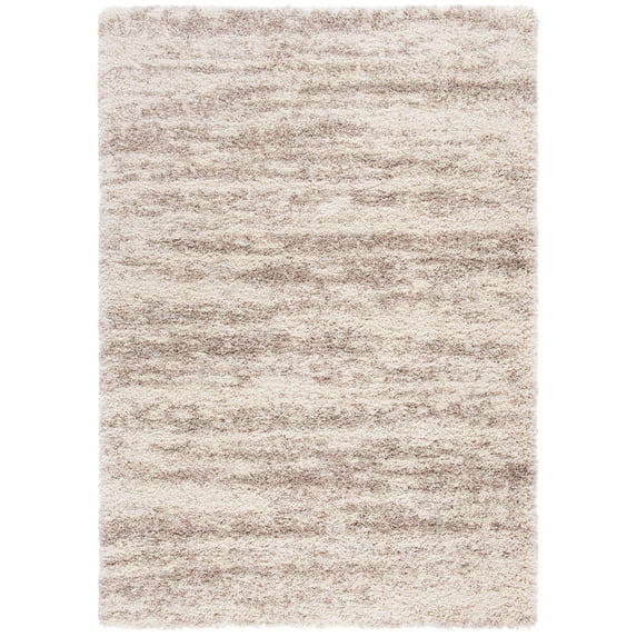 SAFAVIEH Shag Ivory Solid Runner Rug, Grey, 2'3" x 8'