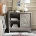 thumbnail image 1 of SAFAVIEH Shannon Solid Classic with 2 Mirror Door Chest, Champagne, 1 of 14