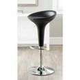 thumbnail image 1 of SAFAVIEH Shedrack 35" PVC Leather Swivel Barstool, Black, 1 of 4