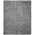 thumbnail image 1 of SAFAVIEH Sheep Cherette Solid Polyester Shag Area Rug, Silver, 8' x 10', 1 of 5