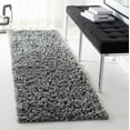 thumbnail image 1 of SAFAVIEH Sheep Cherette Solid Polyester Shag Runner Rug, Silver, 2'3" x 8', 1 of 6