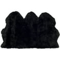 thumbnail image 1 of SAFAVIEH Sheep Skin Collection SHS121C Midnight Black Rug, 1 of 5
