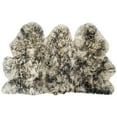 thumbnail image 1 of SAFAVIEH Sheep Skin SHS121G Ivory / Dark Charcoal Rug, 1 of 5