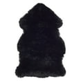 thumbnail image 1 of SAFAVIEH Sheep Skin Tiana Sheep Skin Runner Rug, Midnight Black, 2' x 6', 1 of 5