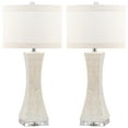 thumbnail image 1 of SAFAVIEH Shelley 30.5 in H Coastal Table Lamps with USB Port, White, Set of 2, 1 of 17