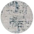 thumbnail image 1 of SAFAVIEH Shivan Abigail Abstract Area Rug, Grey/Blue, 6'7" x 6'7" Round, 1 of 8
