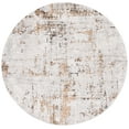 thumbnail image 1 of SAFAVIEH Shivan Abigail Abstract Area Rug, Grey/Gold, 4' x 4' Round, 1 of 7