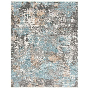 SAFAVIEH Shivan Aindreas Abstract Area Rug, Grey/Blue, 8' x 10'