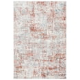 thumbnail image 1 of SAFAVIEH Shivan Alaina Abstract Distressed Area Rug, Ivory/Rust, 5'2" x 7', 1 of 8