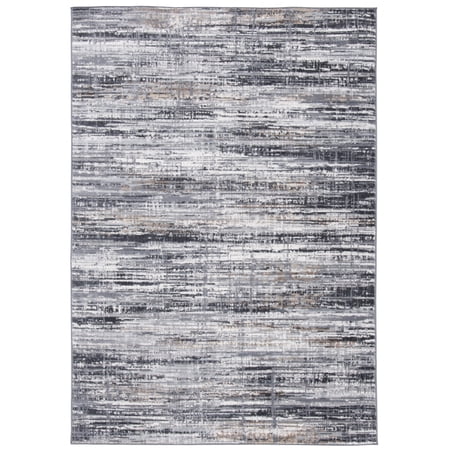 SAFAVIEH Shivan Blake Abstract Gradient Area Rug, Light Grey/Dark Grey, 8' x 10'