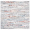 thumbnail image 1 of SAFAVIEH Shivan Blake Abstract Gradient Area Rug, Light Grey/Rust, 6'7" x 6'7" Square, 1 of 8