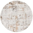 thumbnail image 1 of SAFAVIEH Shivan Cherlyn Abstract Area Rug, Grey/Gold, 6'7" x 6'7" Round, 1 of 7