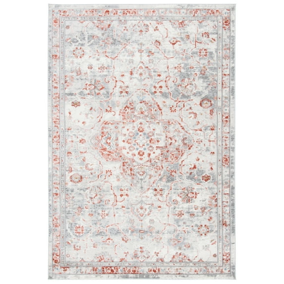 SAFAVIEH Shivan Collection SHV136P Ivory / Rust Rug