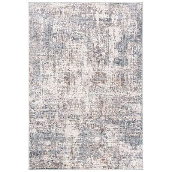 SAFAVIEH Shivan Janae Geometric Area Rug, Ivory/Grey, 3' x 5'