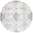 thumbnail image 1 of SAFAVIEH Shivan Deloris Floral Damask Area Rug, Ivory/Grey, 6'7" x 6'7" Round, 1 of 8