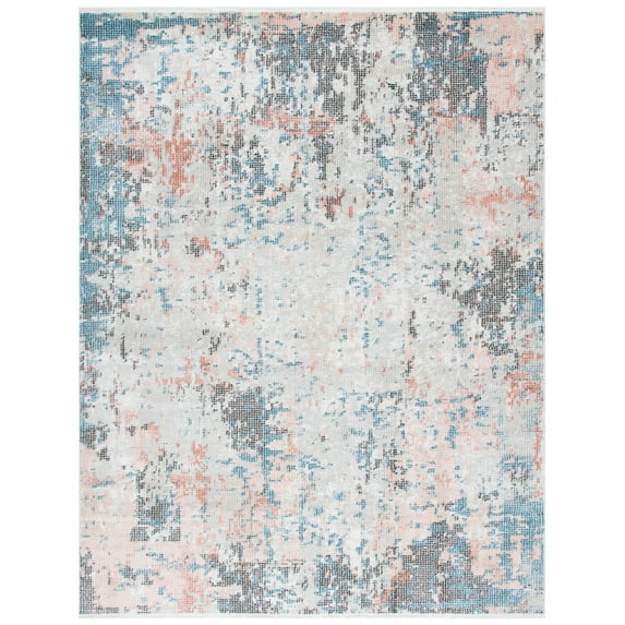 SAFAVIEH Shivan Giovanni Abstract Area Rug, Ivory/Grey, 8' x 10'