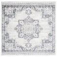 thumbnail image 1 of SAFAVIEH Shivan Henrika Traditional Distressed Area Rug, Ivory/Grey, 6'7" x 6'7" Square, 1 of 8