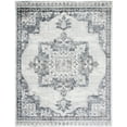 thumbnail image 1 of SAFAVIEH Shivan Henrika Traditional Distressed Area Rug, Ivory/Grey, 8' x 10', 1 of 8
