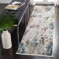 thumbnail image 1 of SAFAVIEH Shivan Hudson Abstract Runner Rug, Ivory/Grey, 2'2" x 8', 1 of 10