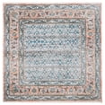 thumbnail image 1 of SAFAVIEH Shivan Jaime Bordered Area Rug, Blue/Rose, 6'7" x 6'7" Square, 1 of 7