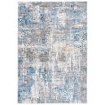 thumbnail image 1 of SAFAVIEH Shivan Janae Abstract Distressed Area Rug, Ivory/Blue, 4' x 6', 1 of 8
