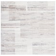thumbnail image 1 of SAFAVIEH Shivan Kaeden Geometric Gradient Area Rug, Ivory/Grey, 6'7" x 6'7" Square, 1 of 8