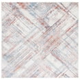 thumbnail image 1 of SAFAVIEH Shivan Melanie Abstract Brush Area Rug, Ivory/Rust, 6'7" x 6'7" Square, 1 of 8