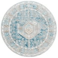 thumbnail image 1 of SAFAVIEH Shivan Tobin Traditional Distressed Area Rug, Blue/Gold, 6'7" x 6'7" Round, 1 of 8