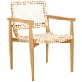 thumbnail image 1 of SAFAVIEH Sianna Accent Chairs, Natural/White (22.8 in. W x 23.4 in. D x 32.9 in. H), 1 of 13