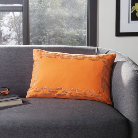 SAFAVIEH Sibine Pillow Set of 2 Orange