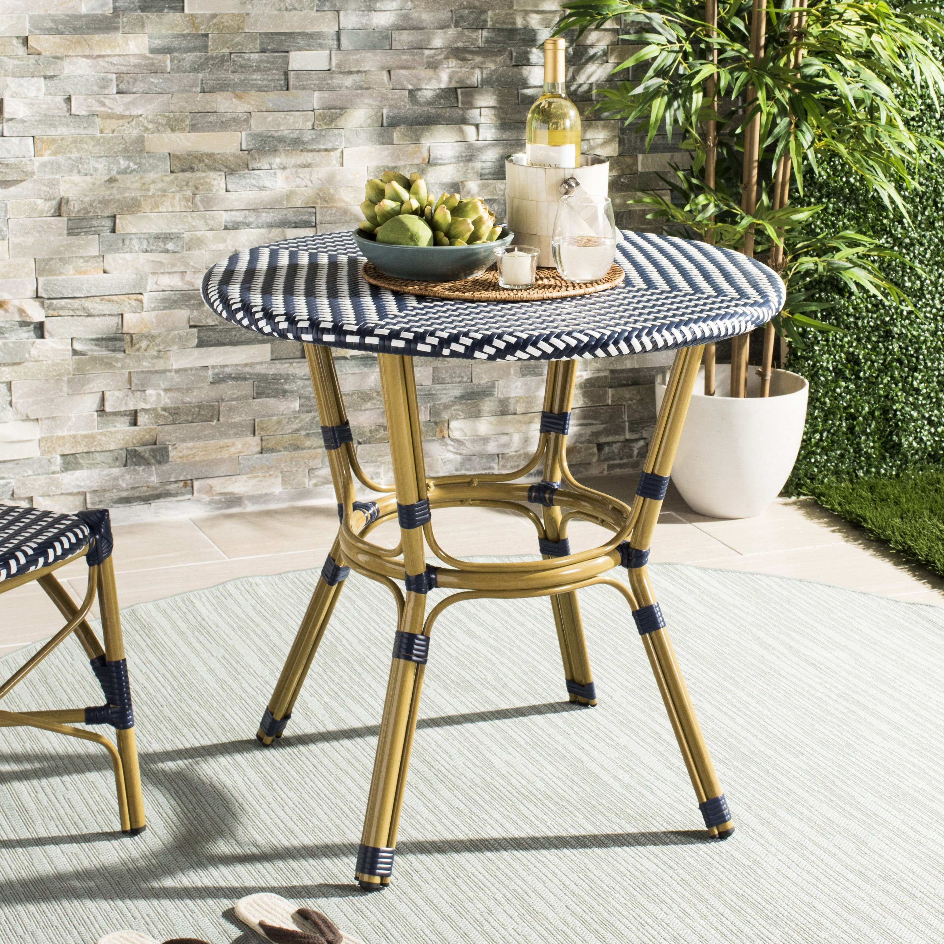 Sidford rattan bistro table deals
