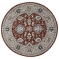 thumbnail image 1 of SAFAVIEH Sierra Terence Abstract Area Rug, Ivory/Rust, 6' x 6' Round, 1 of 8