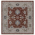 thumbnail image 1 of SAFAVIEH Sierra Terence Abstract Area Rug, Ivory/Rust, 6' x 6' Square, 1 of 8