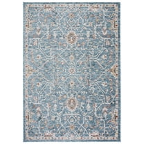 SAFAVIEH Sierra Jayma Abstract Area Rug, Blue/Ivory, 7'9" x 10'5"