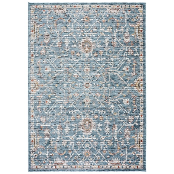 SAFAVIEH Sierra Jayma Abstract Area Rug, Blue/Ivory, 7'9" x 10'5"