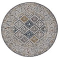 thumbnail image 1 of SAFAVIEH Sierra Jonette Geometric Area Rug, Ivory/Grey, 6' x 6' Round, 1 of 8