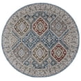 thumbnail image 1 of SAFAVIEH Sierra Dawa Geometric Area Rug, Ivory/Blue, 6' x 6' Round, 1 of 8