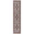 thumbnail image 1 of SAFAVIEH Sierra Jane Medallion Runner Rug, Ivory/Rust, 2'3" x 9', 1 of 8