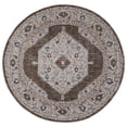thumbnail image 1 of SAFAVIEH Sierra Vana Medallion Area Rug, Ivory/Olive Green, 6' x 6' Round, 1 of 8