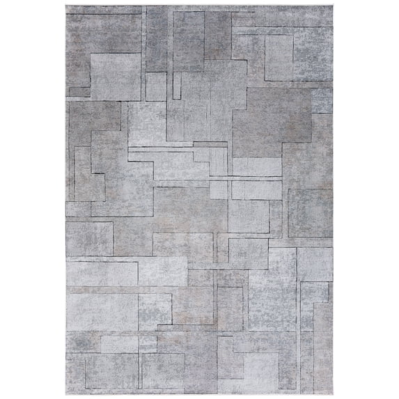 SAFAVIEH Signature Velasco Abstract Area Rug, Grey/Black, 8' x 10'