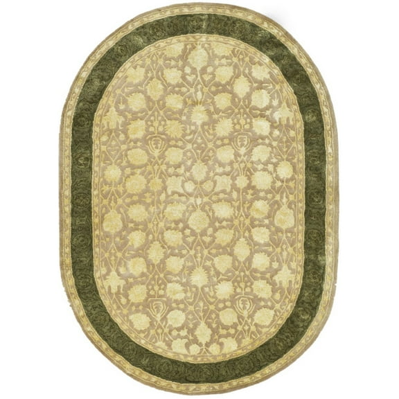 SAFAVIEH Silk Road SKR212A Handmade Ivory /Sage Rug