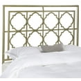 thumbnail image 1 of SAFAVIEH Silva Geometric Glam Metal Headboard, Full, French Silver, 1 of 4