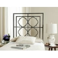 thumbnail image 1 of SAFAVIEH Silva Geometric Glam Metal Headboard, Twin, Antique Iron, 1 of 4
